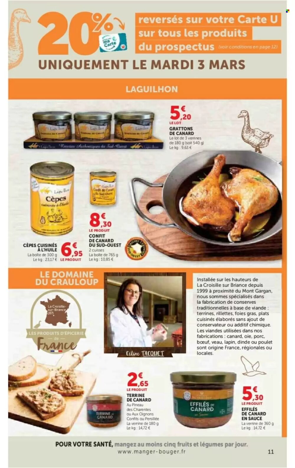 Prospectus promotionnel Super U valable à partir du 24/02/2026 - Page 11.