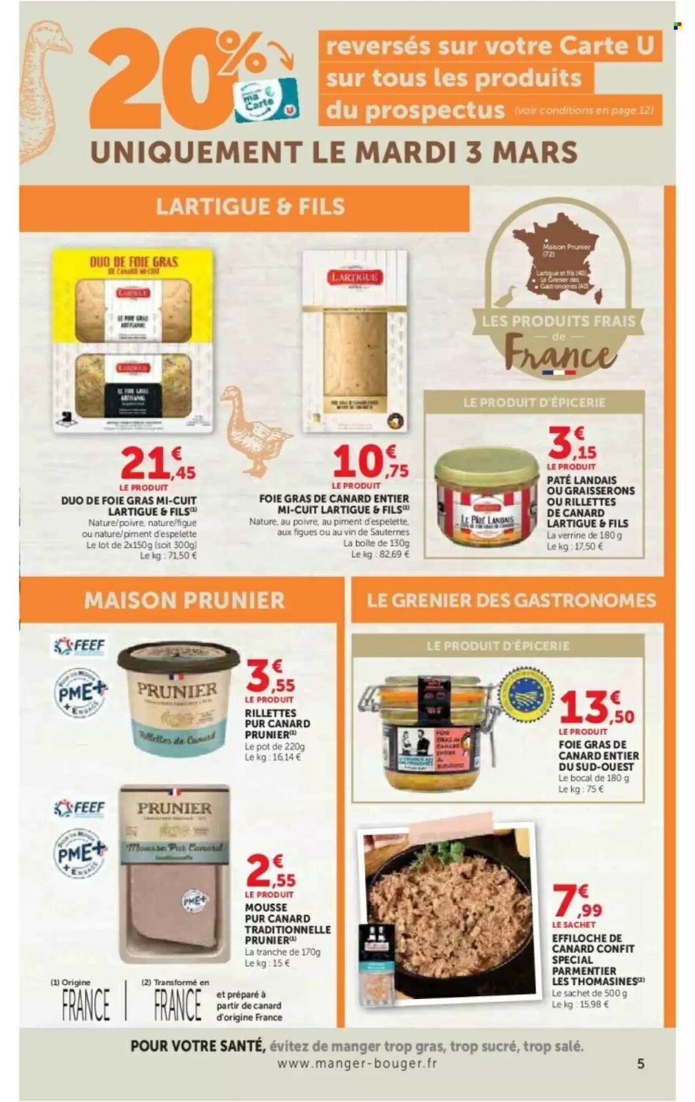 Prospectus promotionnel Super U valable à partir du 24/02/2026 - Page 5.