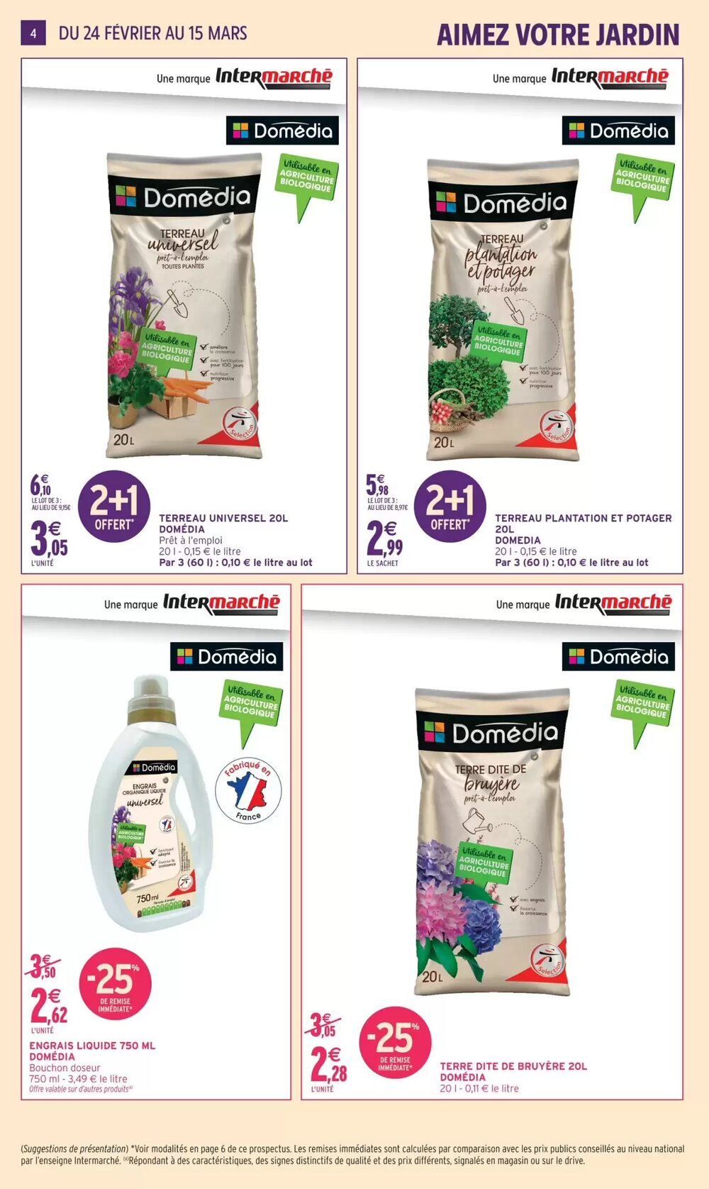 Prospectus promotionnel Intermarché valable à partir du 24/02/2026 - Page 4.