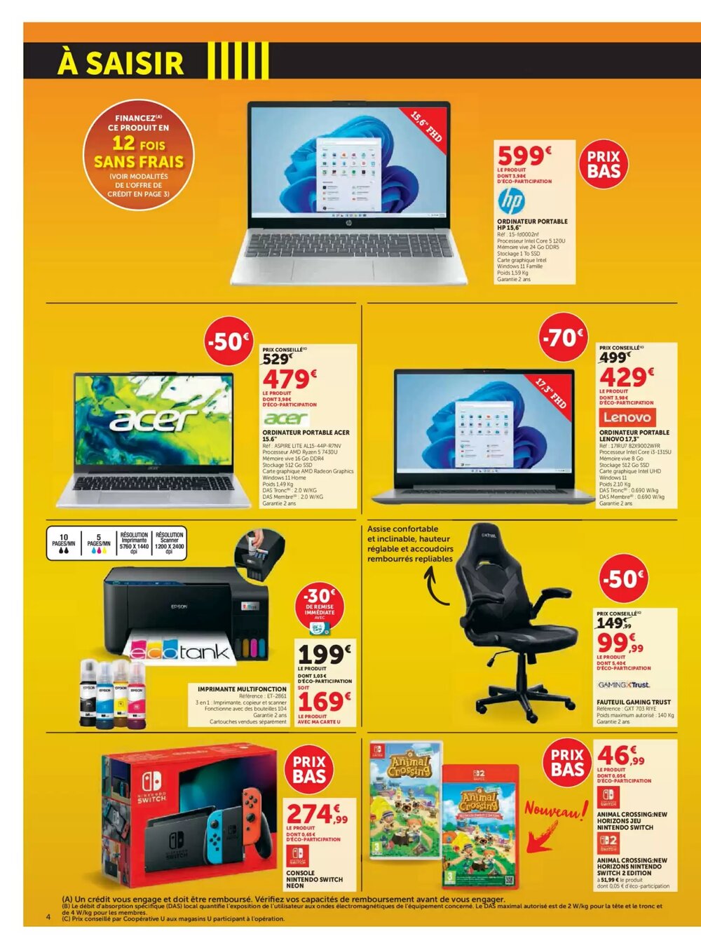 Prospectus promotionnel Hyper U valable à partir du 24/02/2026 - Page 4.