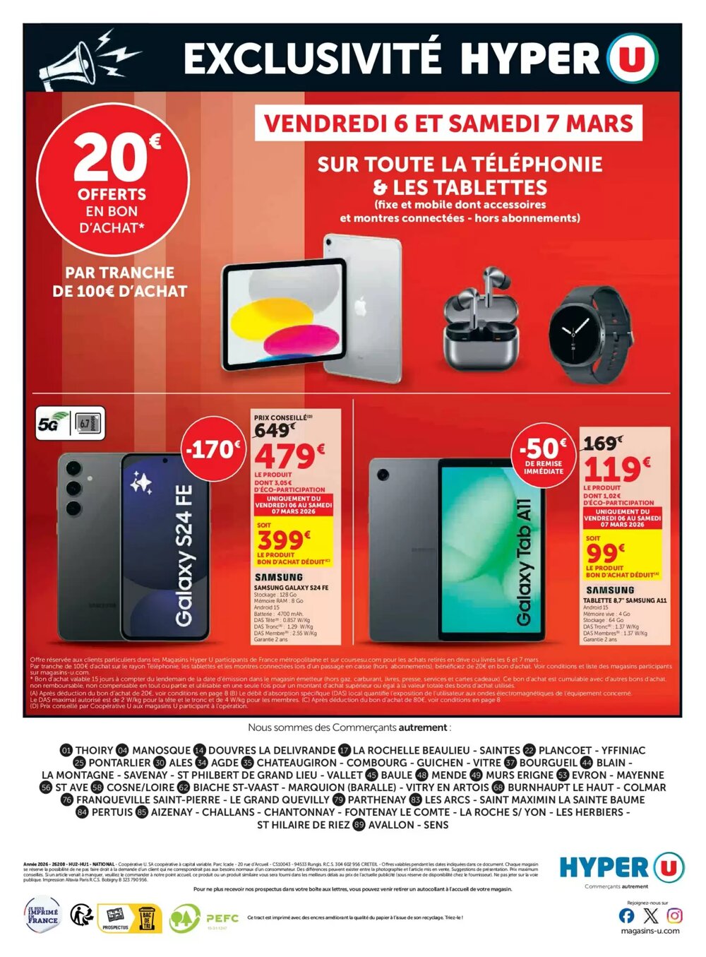 Prospectus promotionnel Hyper U valable à partir du 24/02/2026 - Page 8.