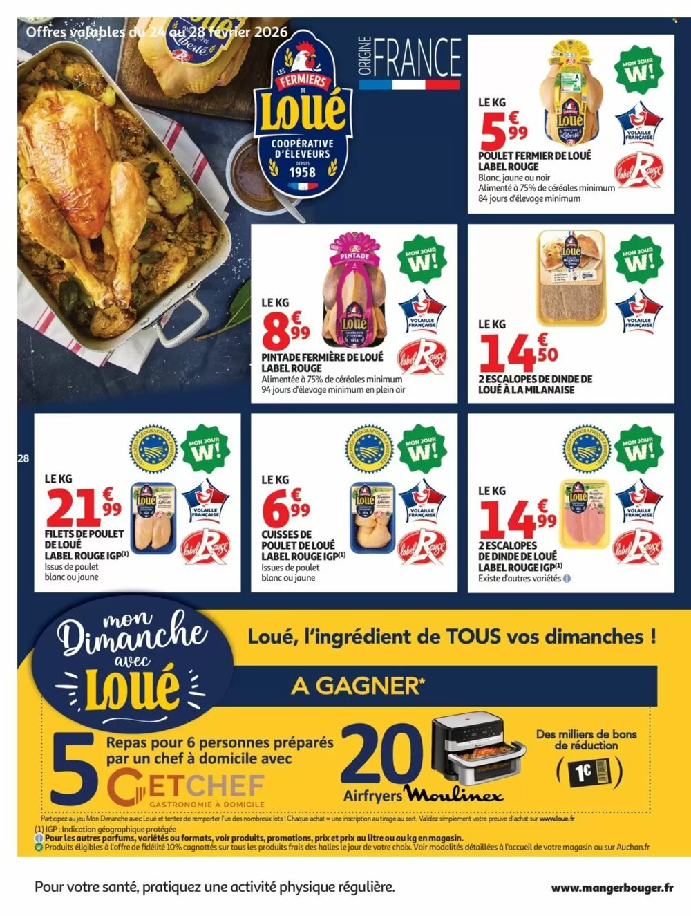 Prospectus promotionnel Auchan valable à partir du 24/02/2026 - Page 28.