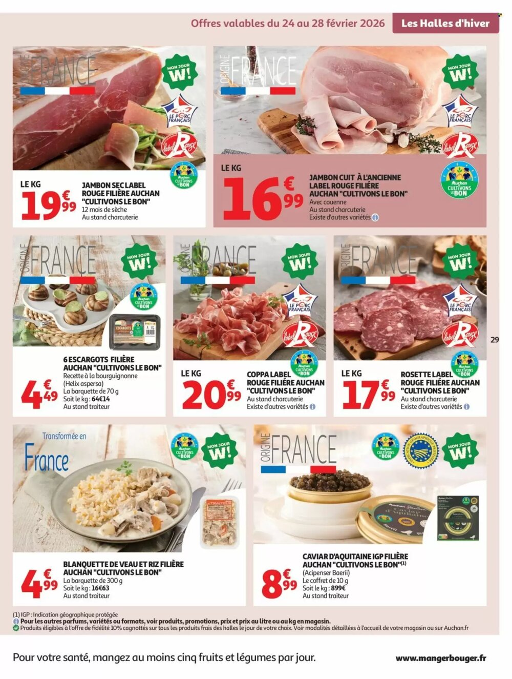 Prospectus promotionnel Auchan valable à partir du 24/02/2026 - Page 29.