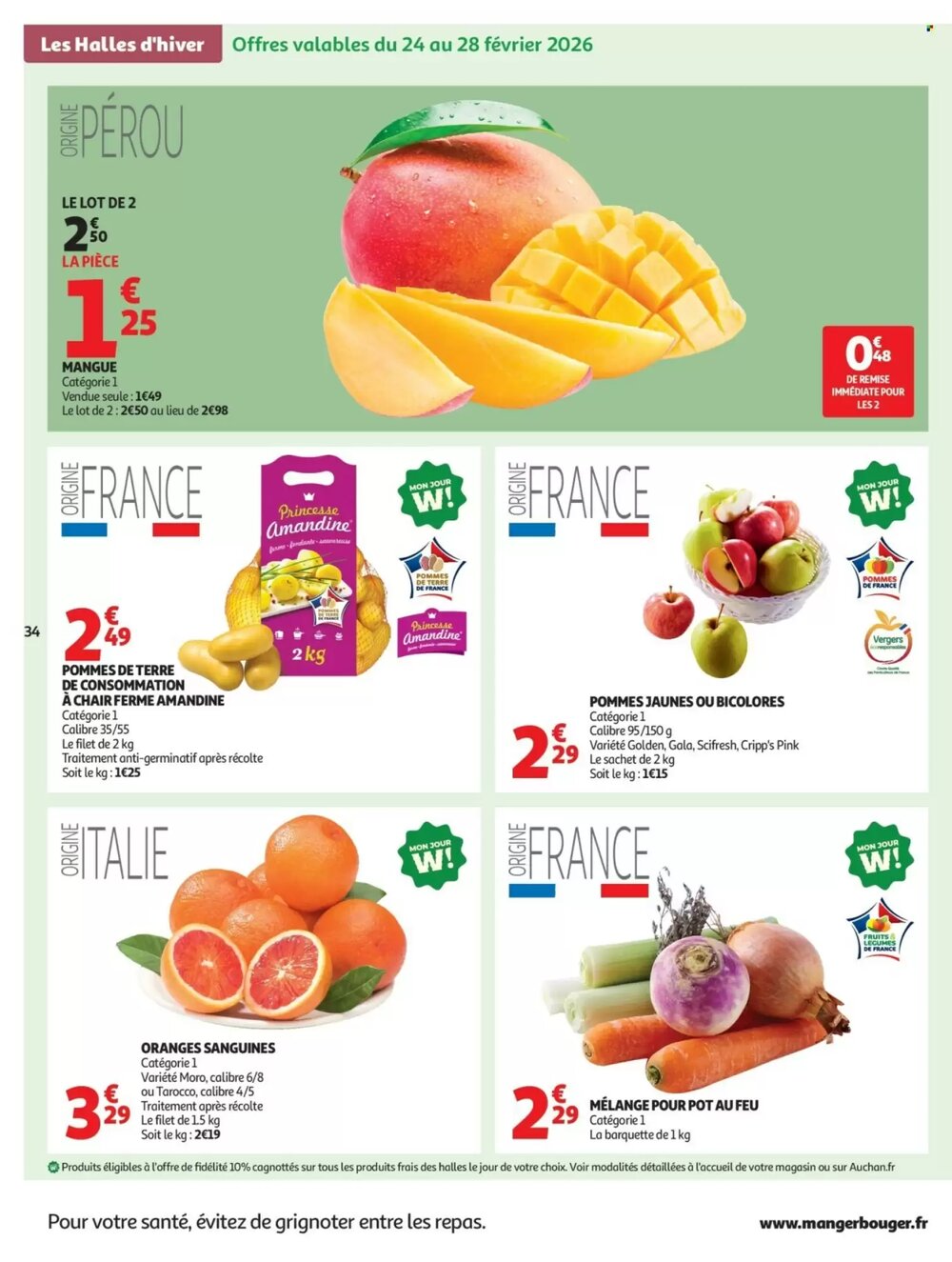 Prospectus promotionnel Auchan valable à partir du 24/02/2026 - Page 34.