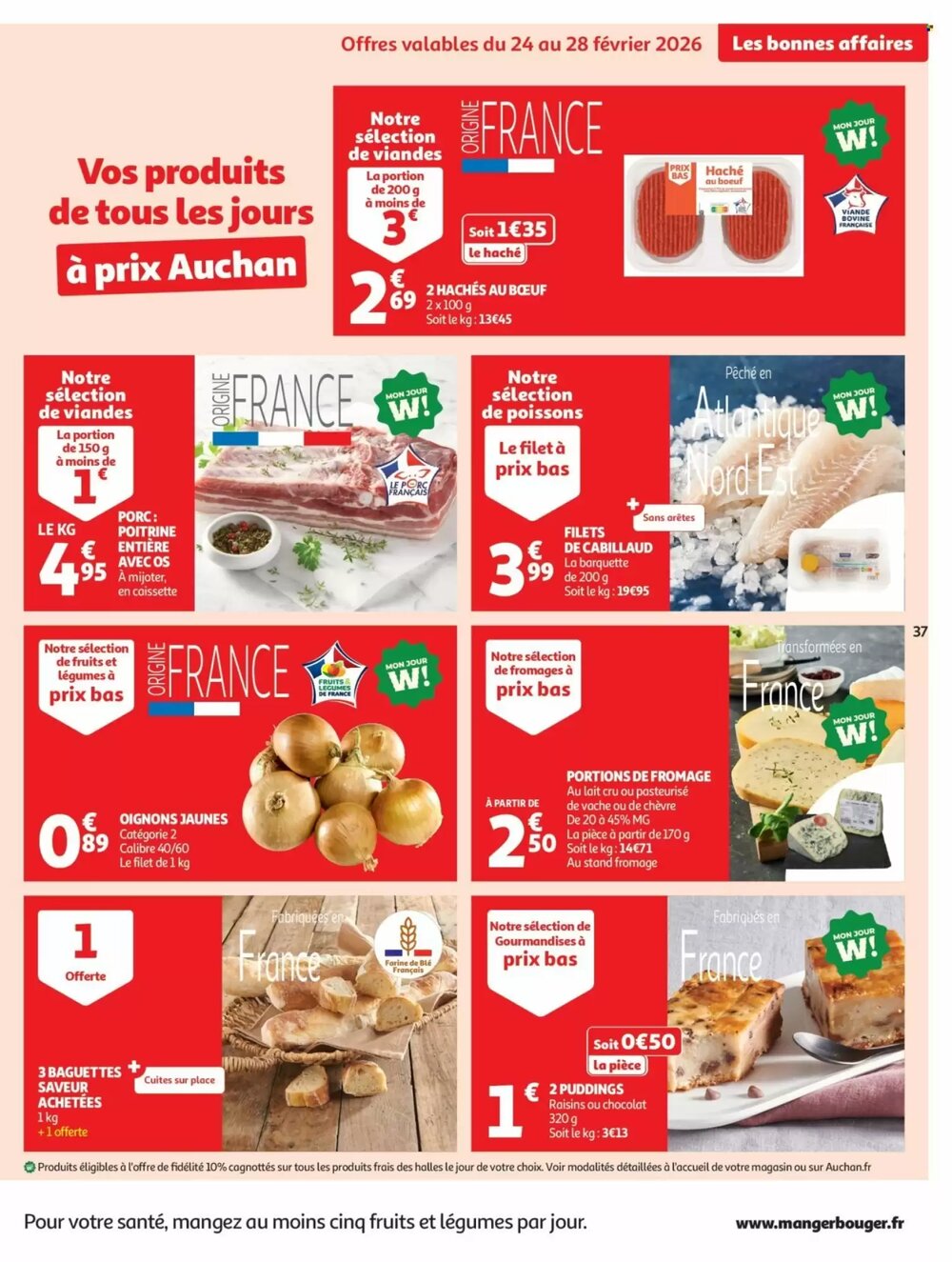 Prospectus promotionnel Auchan valable à partir du 24/02/2026 - Page 37.