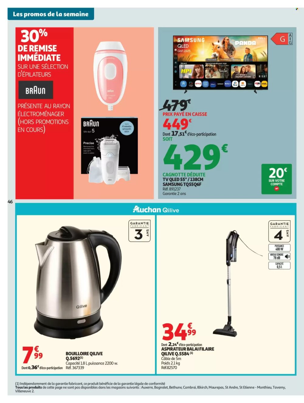 Prospectus promotionnel Auchan valable à partir du 24/02/2026 - Page 46.