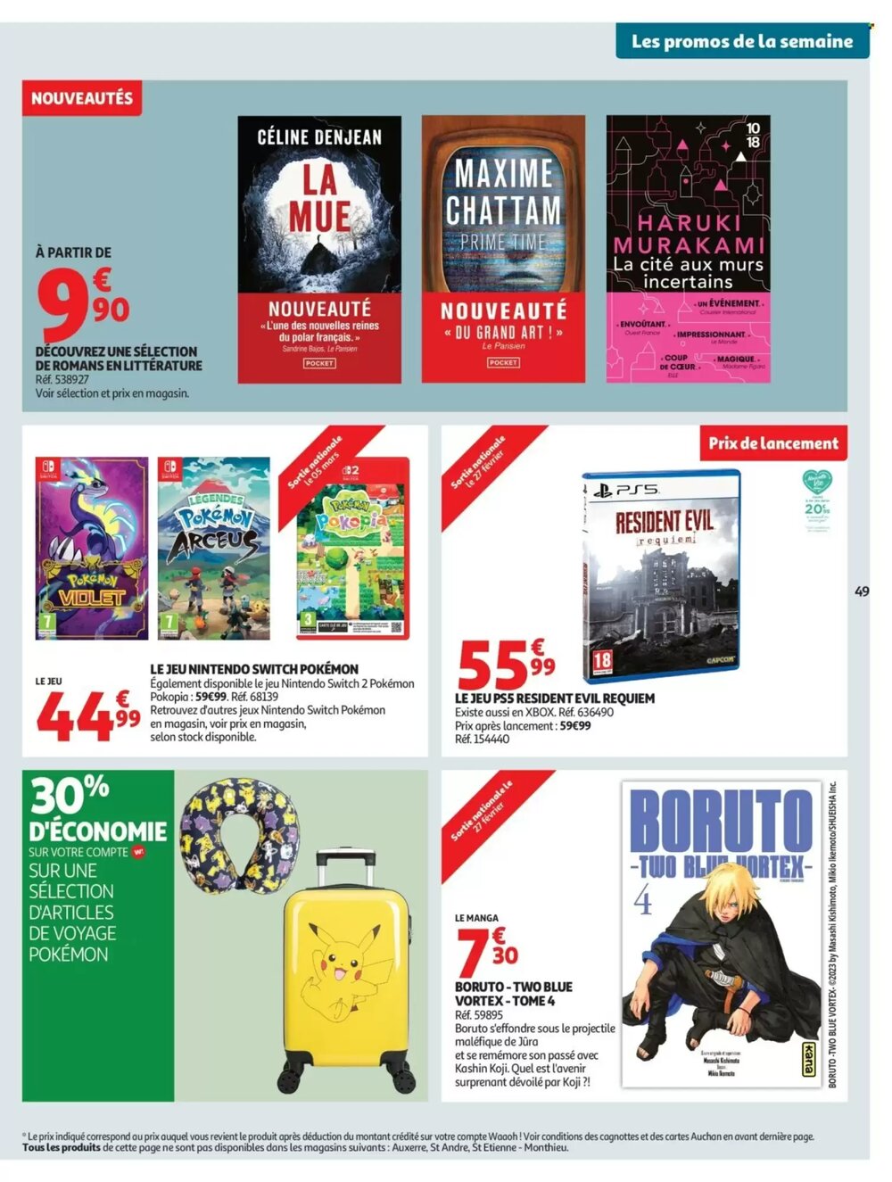 Prospectus promotionnel Auchan valable à partir du 24/02/2026 - Page 49.