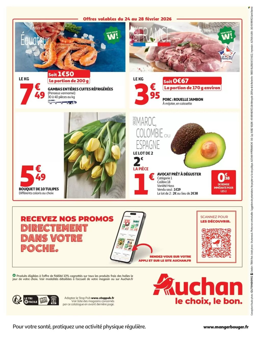 Prospectus promotionnel Auchan valable à partir du 24/02/2026 - Page 56.