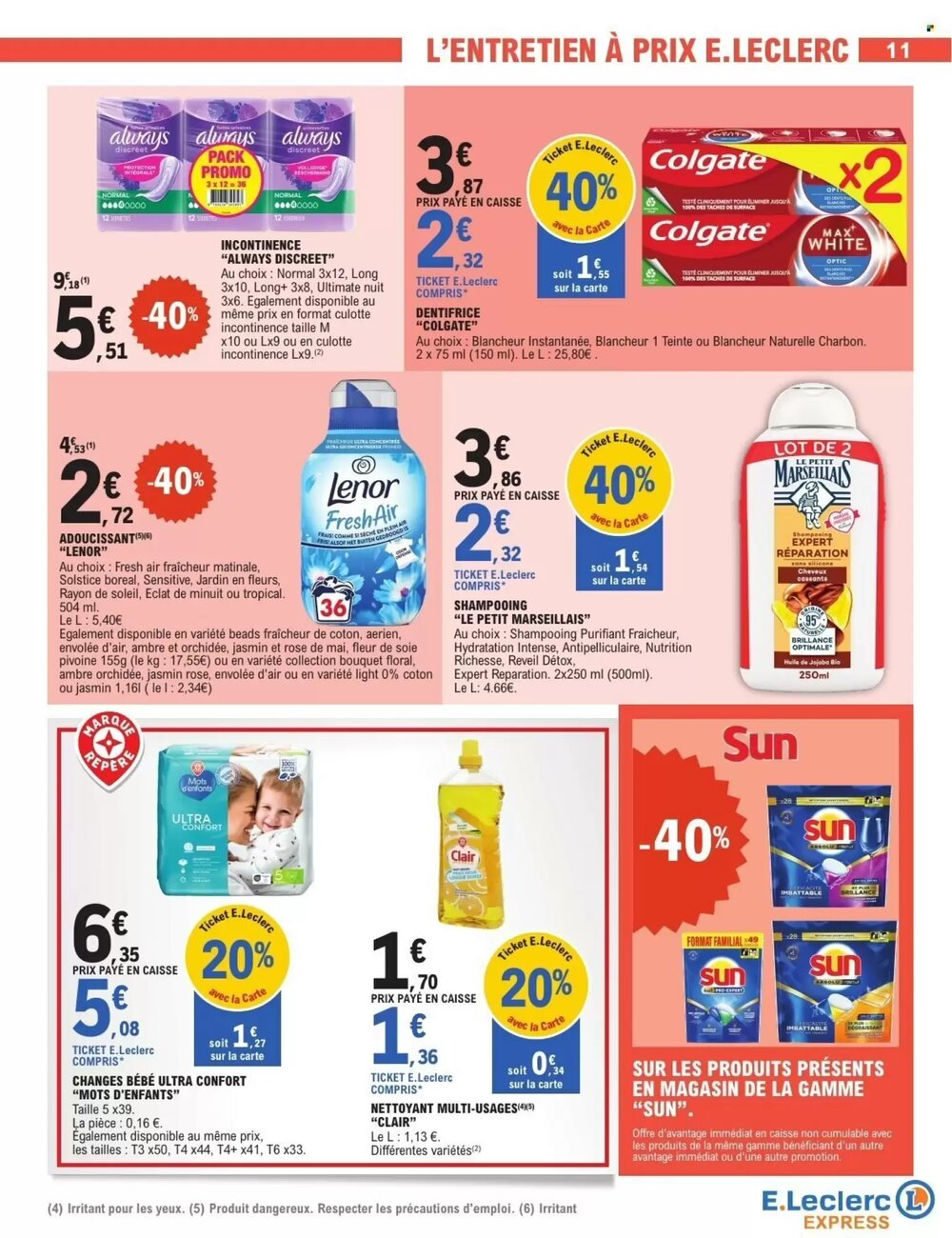 Prospectus promotionnel E.Leclerc Express valable à partir du 24/02/2026 - Page 11.