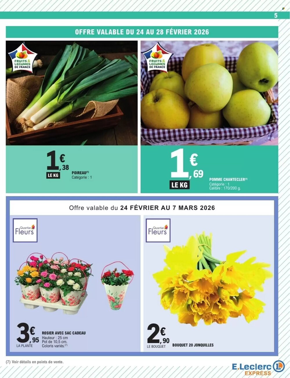 Prospectus promotionnel E.Leclerc Express valable à partir du 24/02/2026 - Page 5.