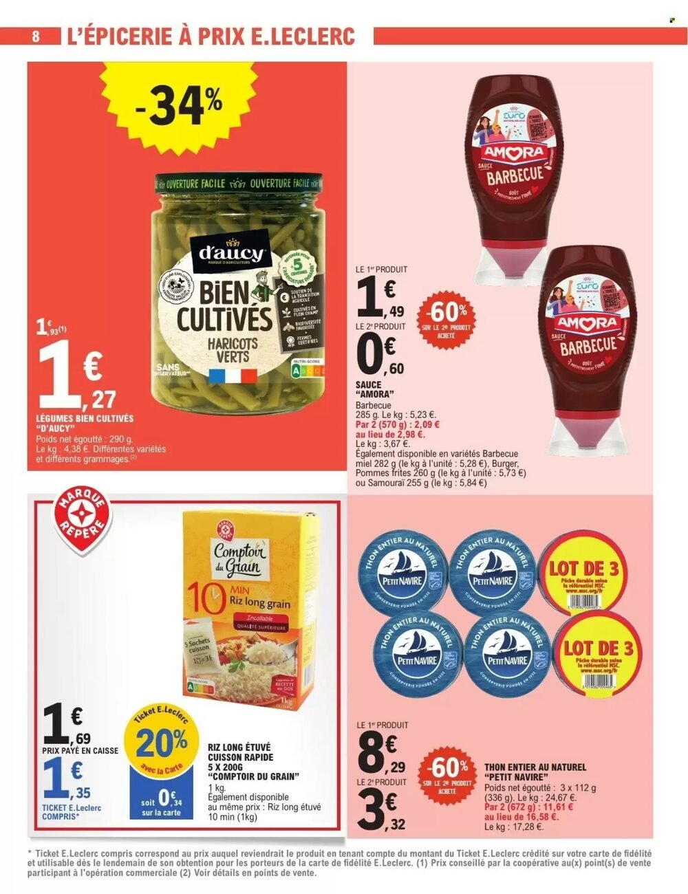 Prospectus promotionnel E.Leclerc Express valable à partir du 24/02/2026 - Page 8.