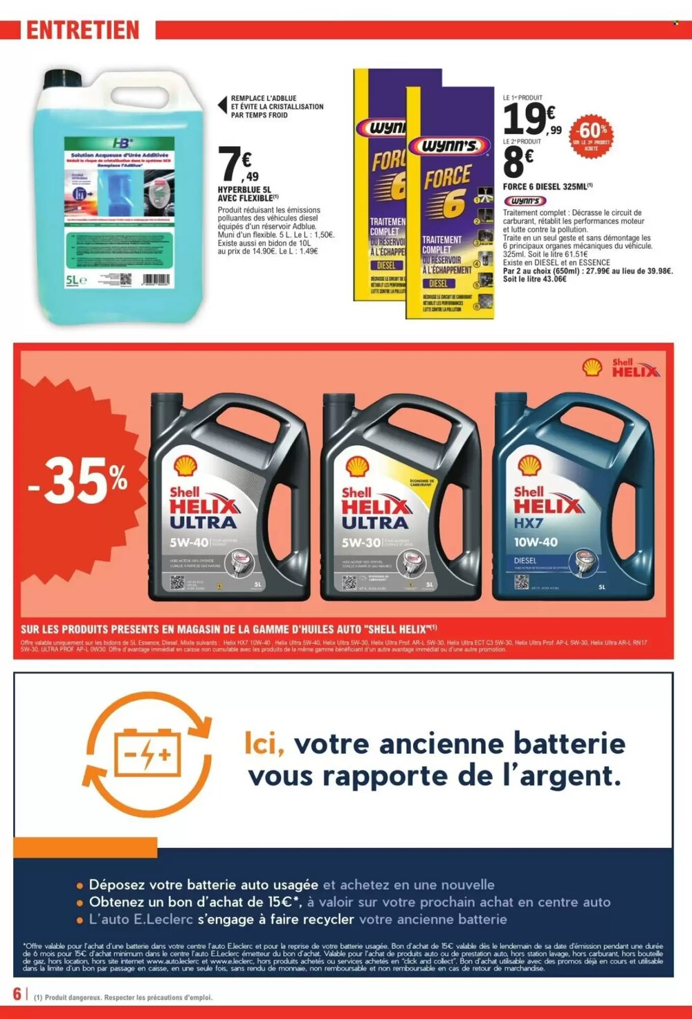 Prospectus promotionnel E.Leclerc L'Auto valable à partir du 24/02/2026 - Page 6.