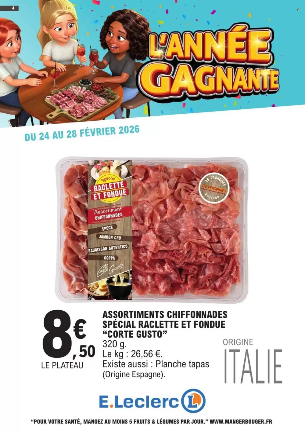 Prospectus promotionnel E.Leclerc valable à partir du 24/02/2026 - Page 4.
