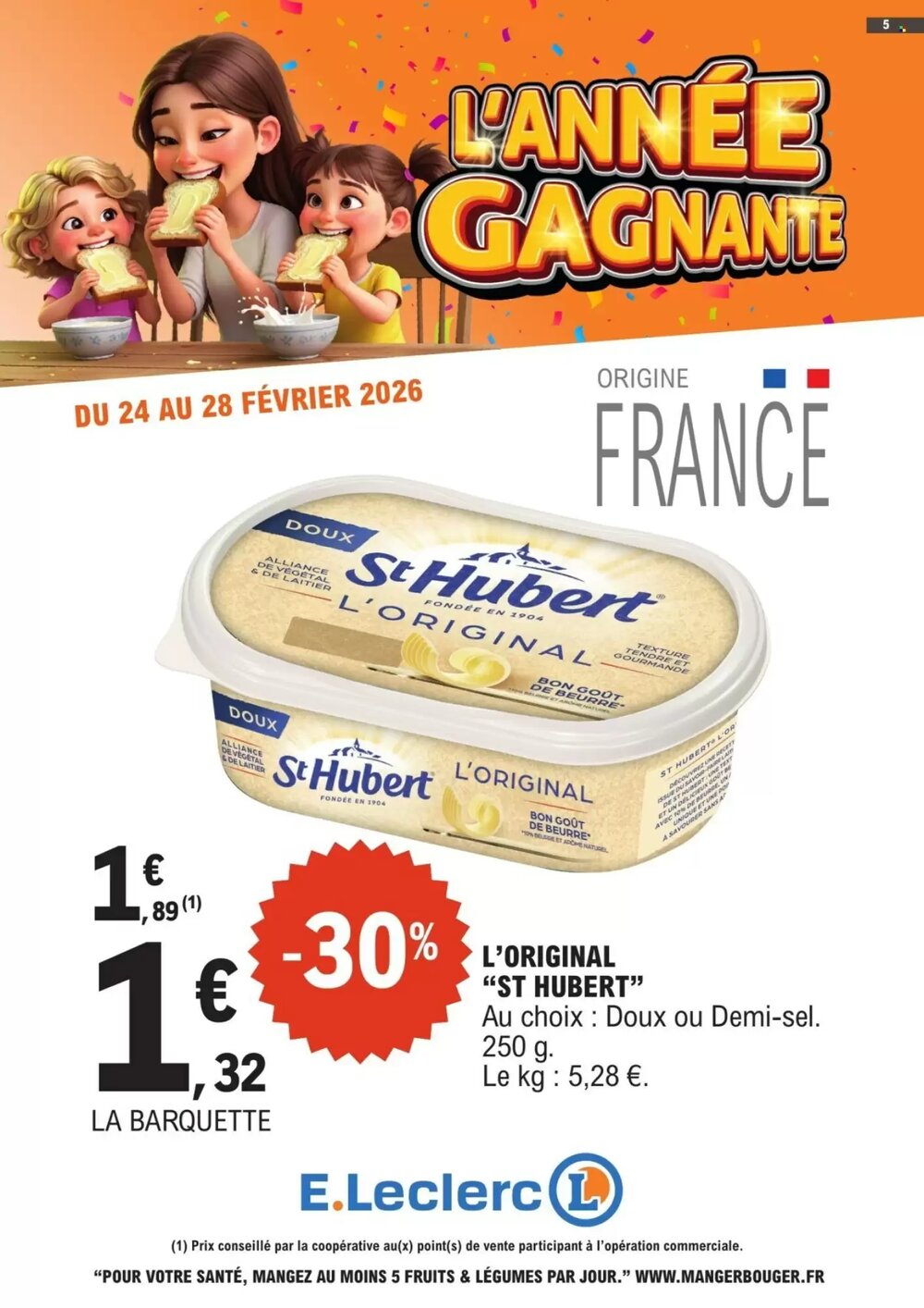 Prospectus promotionnel E.Leclerc valable à partir du 24/02/2026 - Page 5.