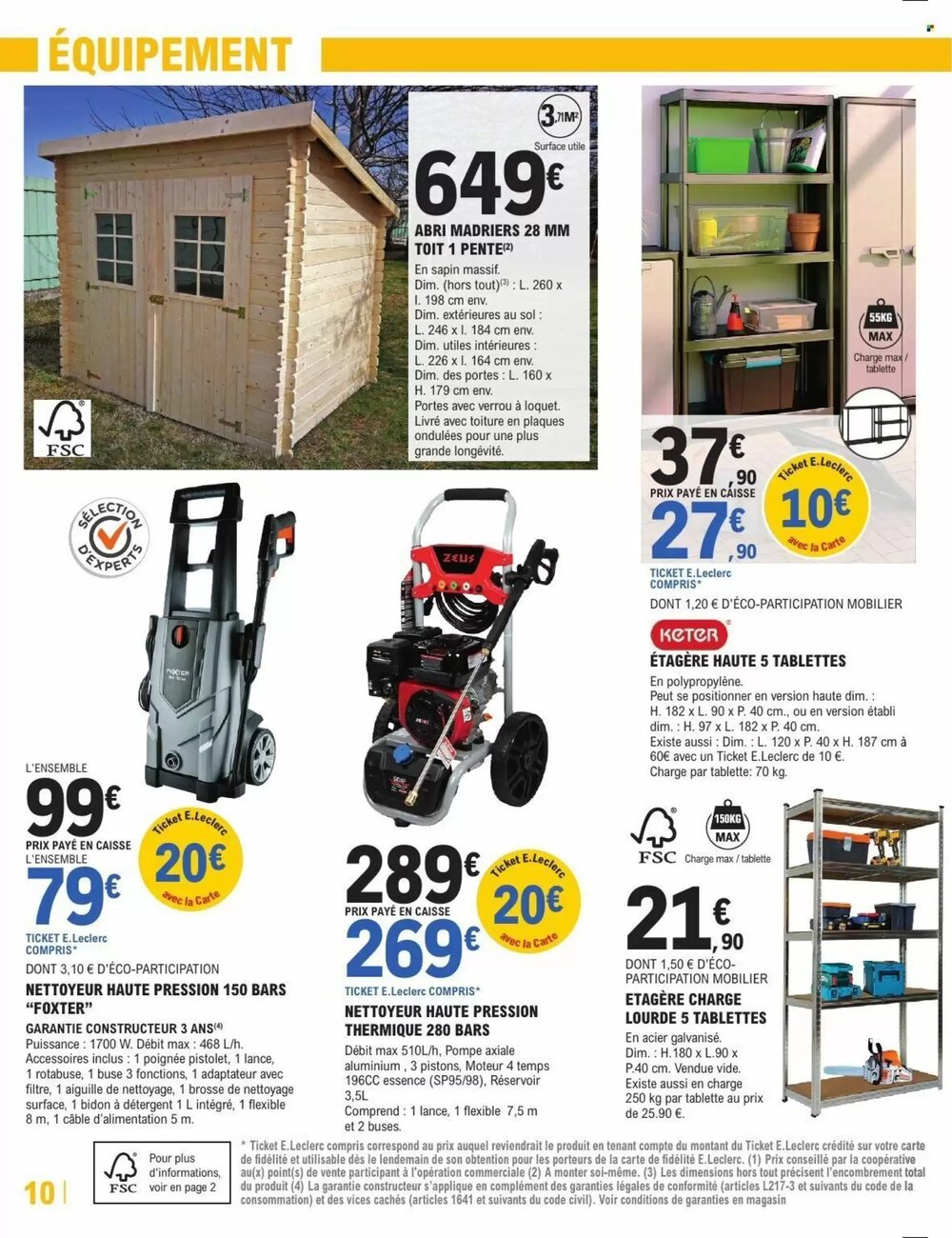 Prospectus promotionnel E.Leclerc Brico valable à partir du 24/02/2026 - Page 10.