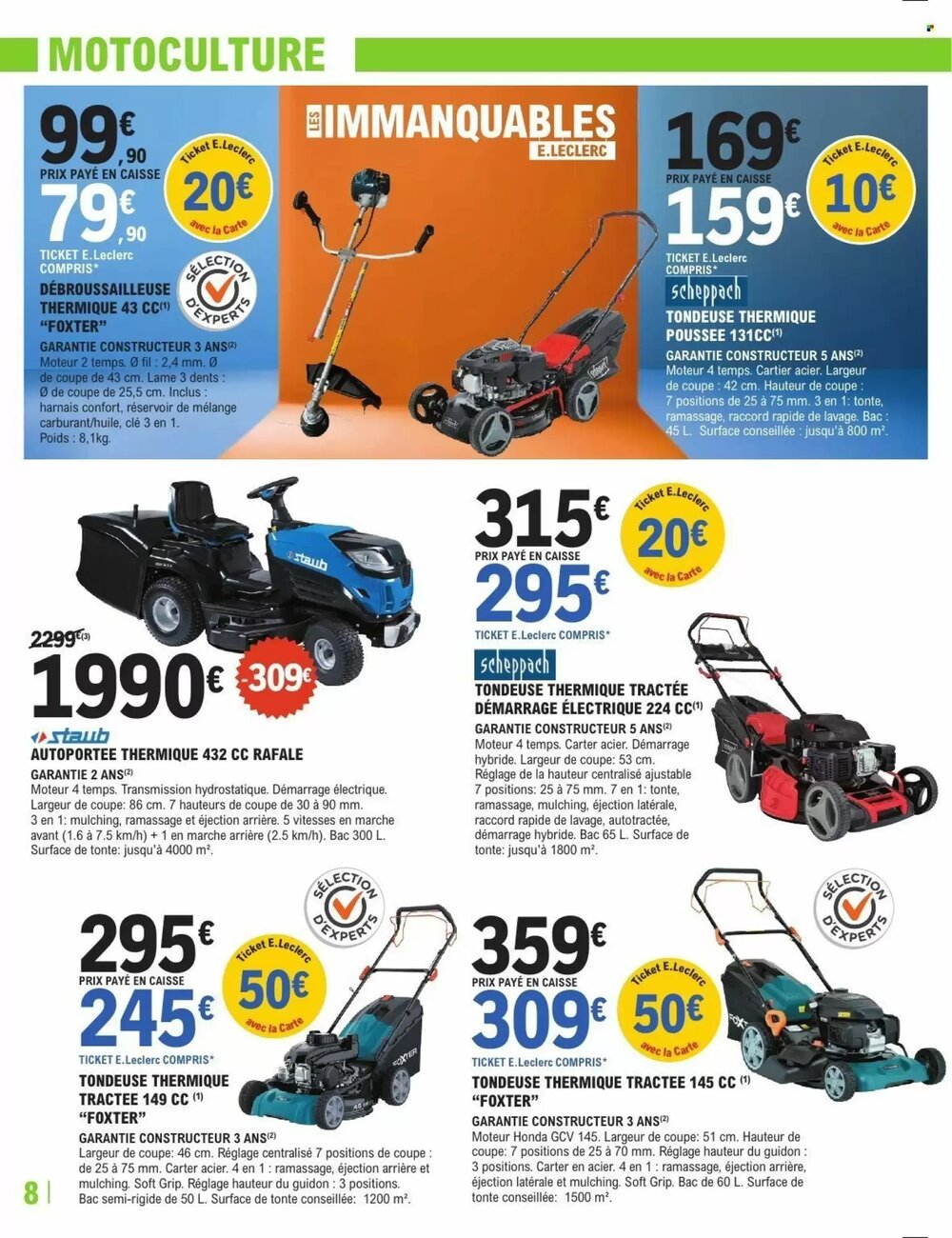 Prospectus promotionnel E.Leclerc Brico valable à partir du 24/02/2026 - Page 8.