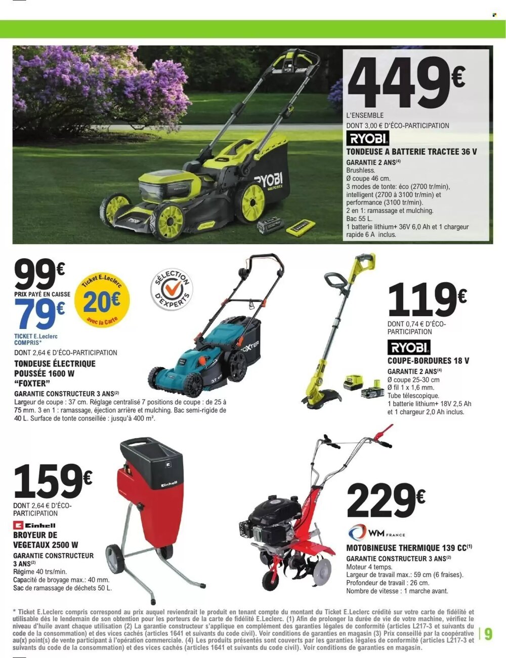 Prospectus promotionnel E.Leclerc Brico valable à partir du 24/02/2026 - Page 9.