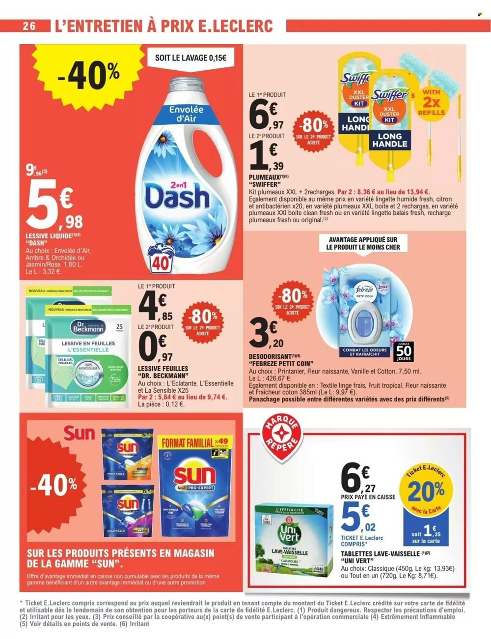 Prospectus promotionnel E.Leclerc valable à partir du 24/02/2026 - Page 26.