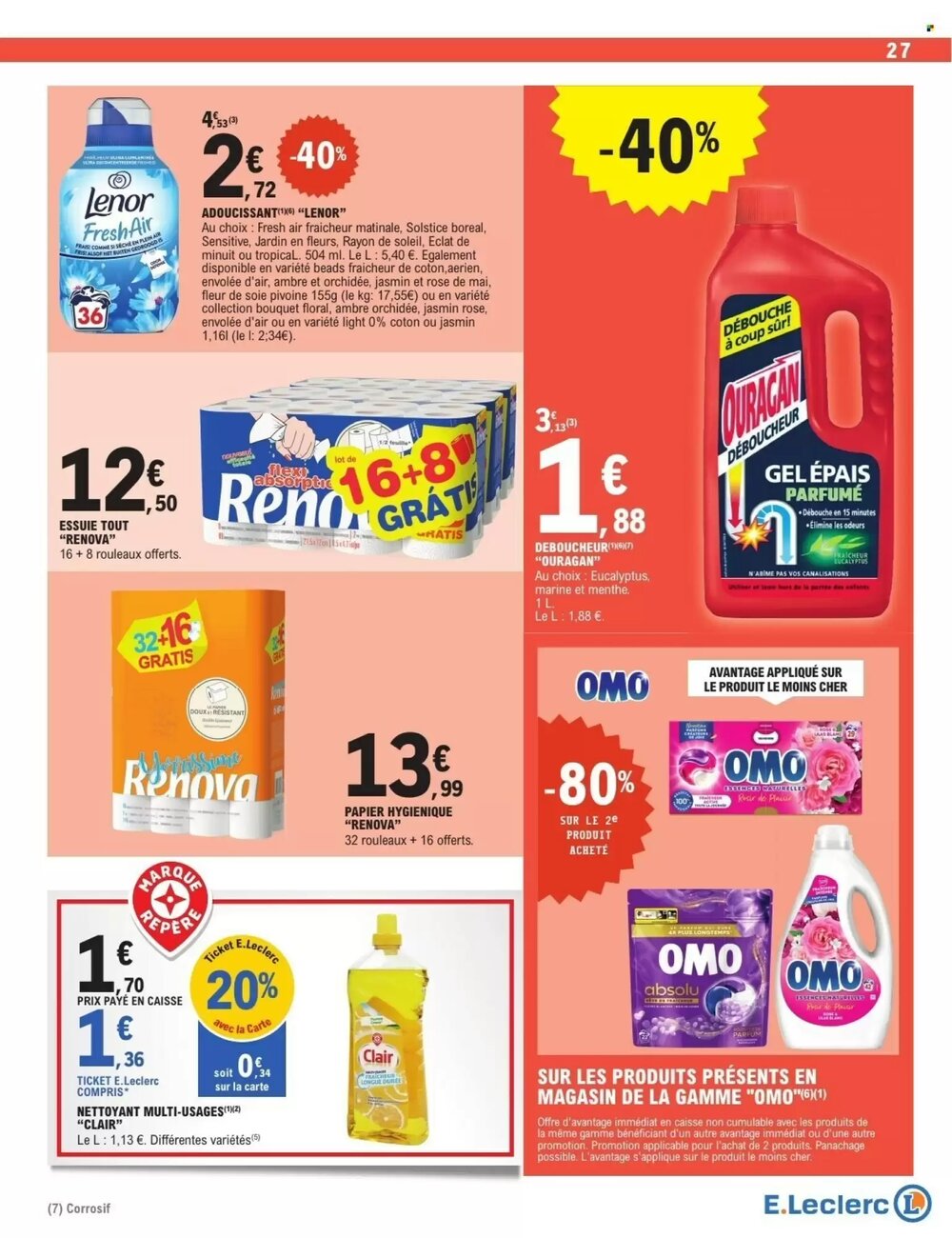 Prospectus promotionnel E.Leclerc valable à partir du 24/02/2026 - Page 27.