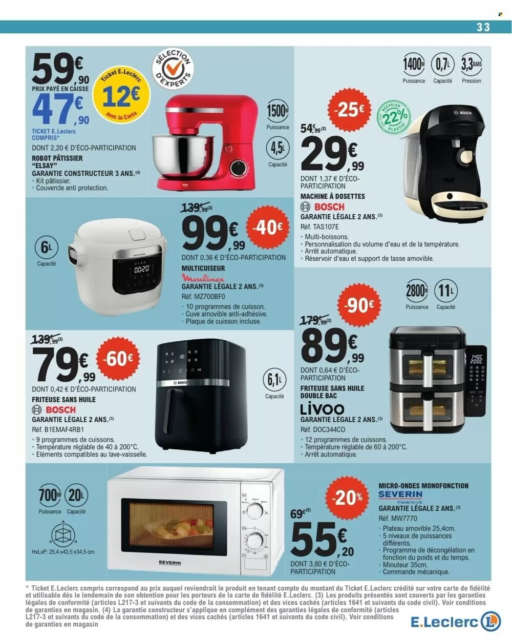 Prospectus promotionnel E.Leclerc valable à partir du 24/02/2026 - Page 33.