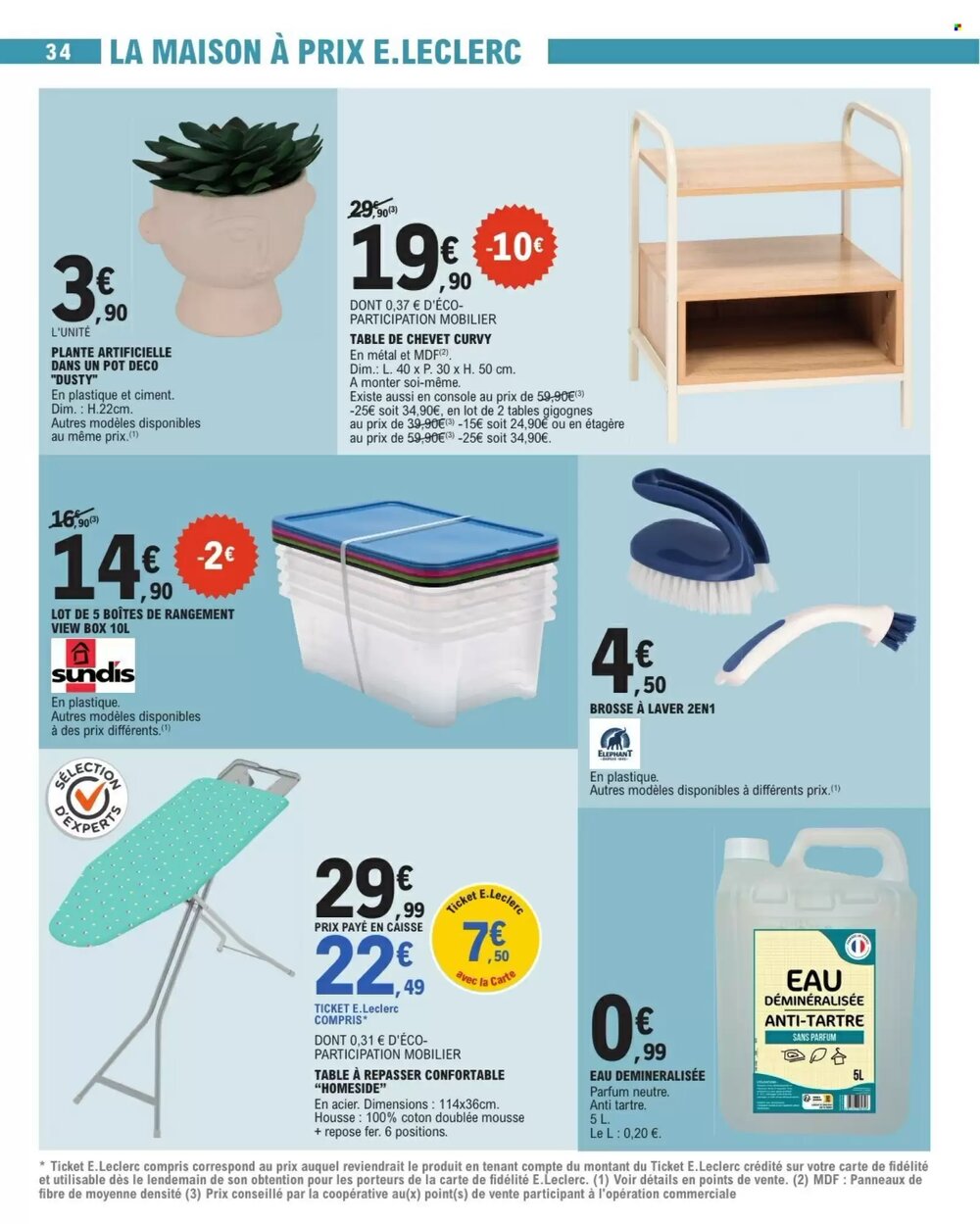 Prospectus promotionnel E.Leclerc valable à partir du 24/02/2026 - Page 34.