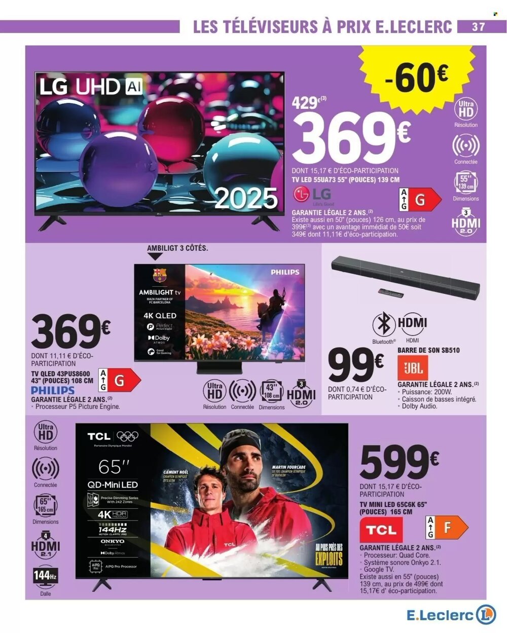 Prospectus promotionnel E.Leclerc valable à partir du 24/02/2026 - Page 37.