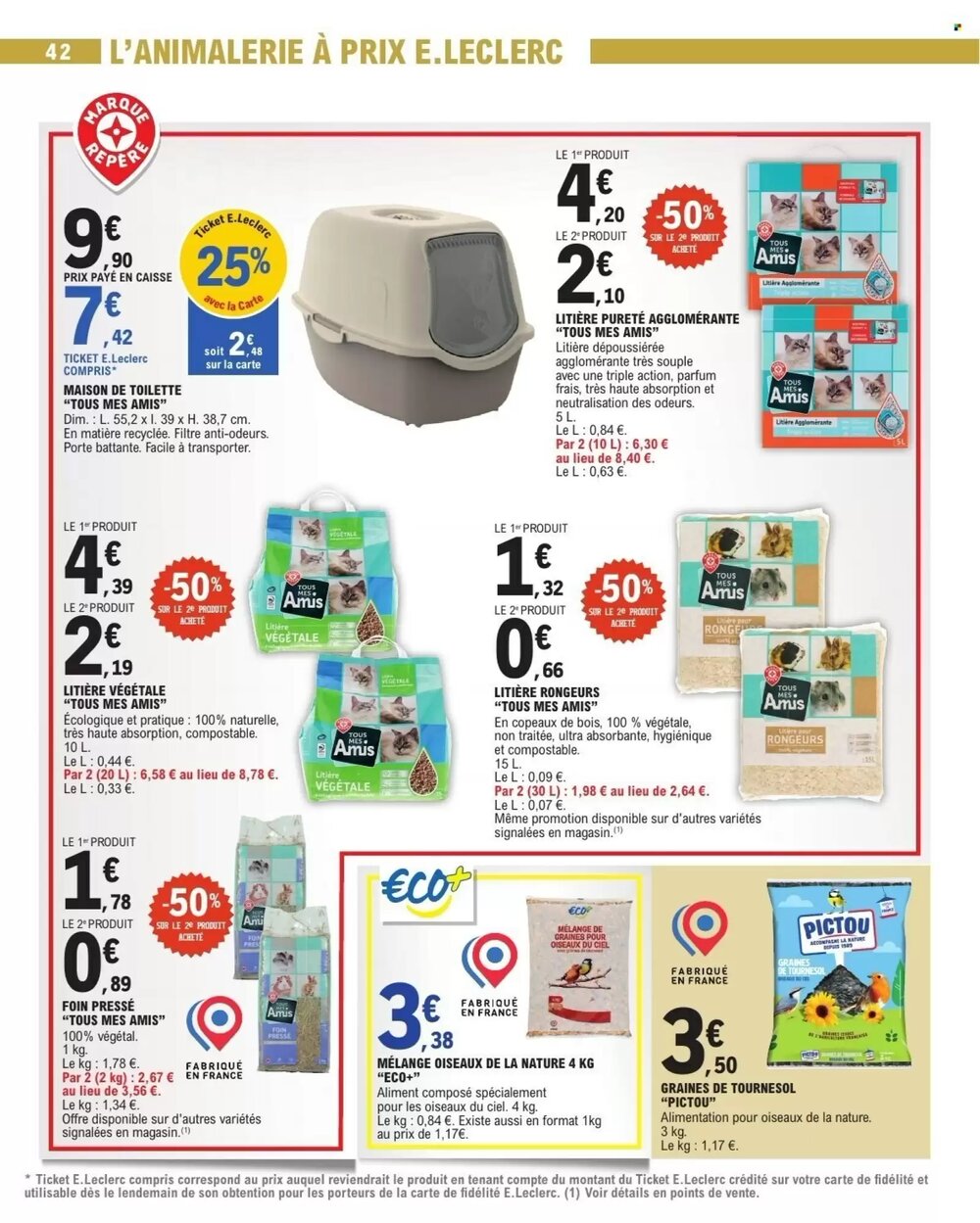 Prospectus promotionnel E.Leclerc valable à partir du 24/02/2026 - Page 42.