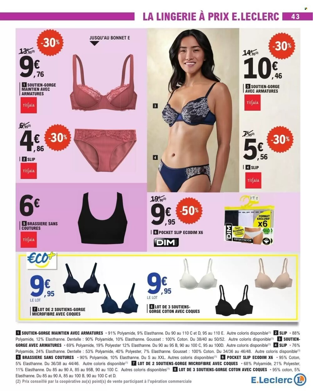 Prospectus promotionnel E.Leclerc valable à partir du 24/02/2026 - Page 43.