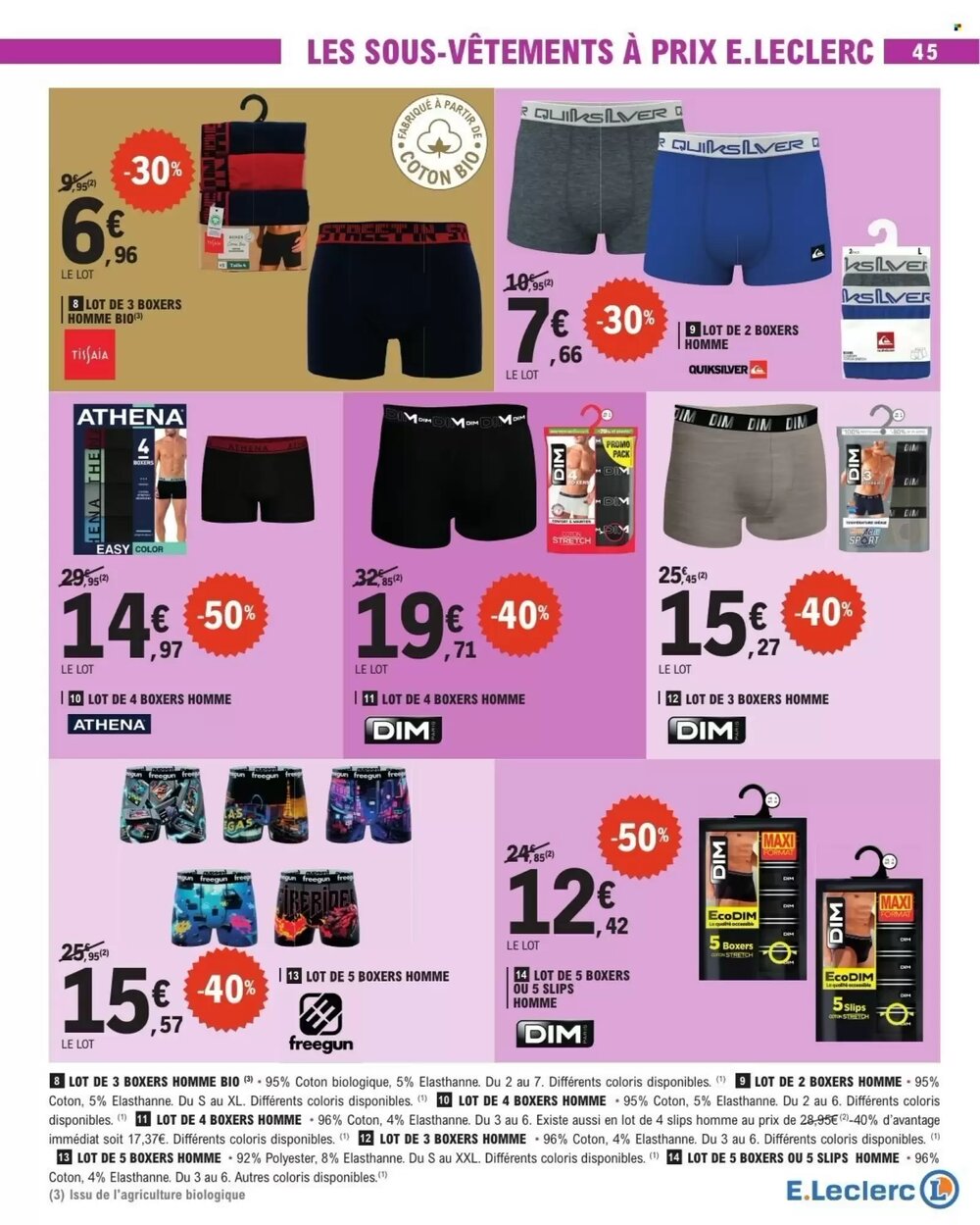 Prospectus promotionnel E.Leclerc valable à partir du 24/02/2026 - Page 45.