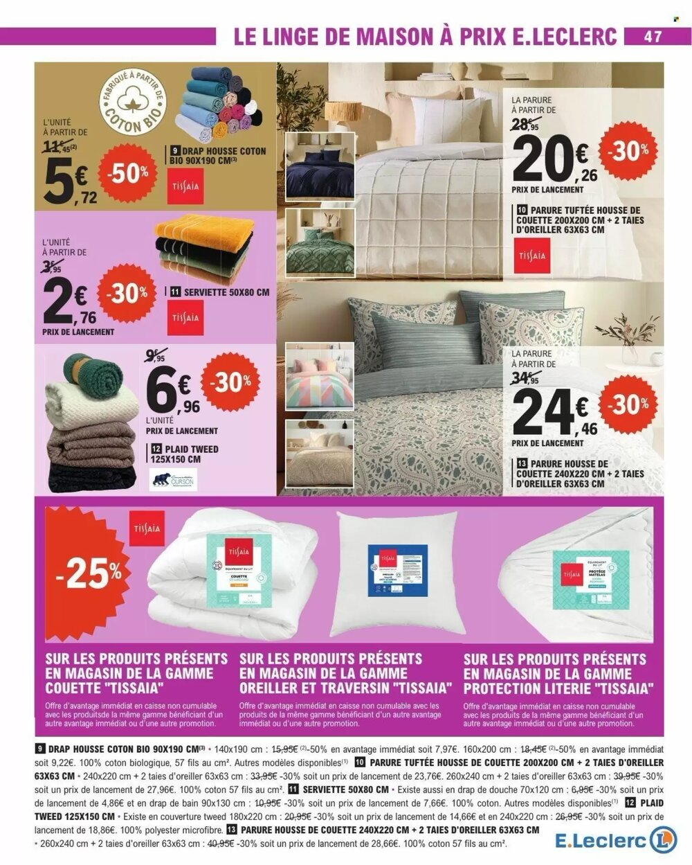 Prospectus promotionnel E.Leclerc valable à partir du 24/02/2026 - Page 47.