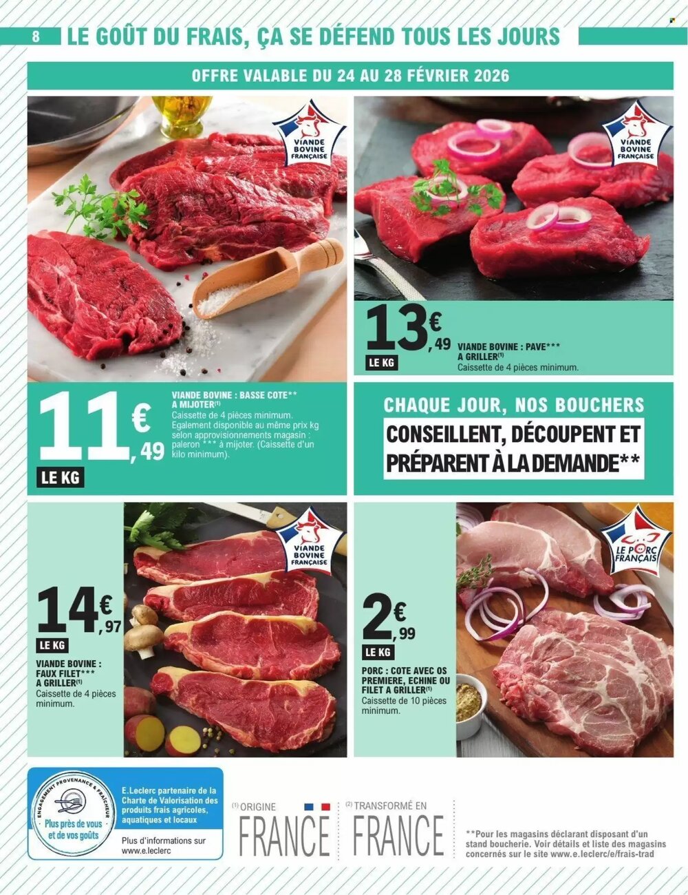 Prospectus promotionnel E.Leclerc valable à partir du 24/02/2026 - Page 8.