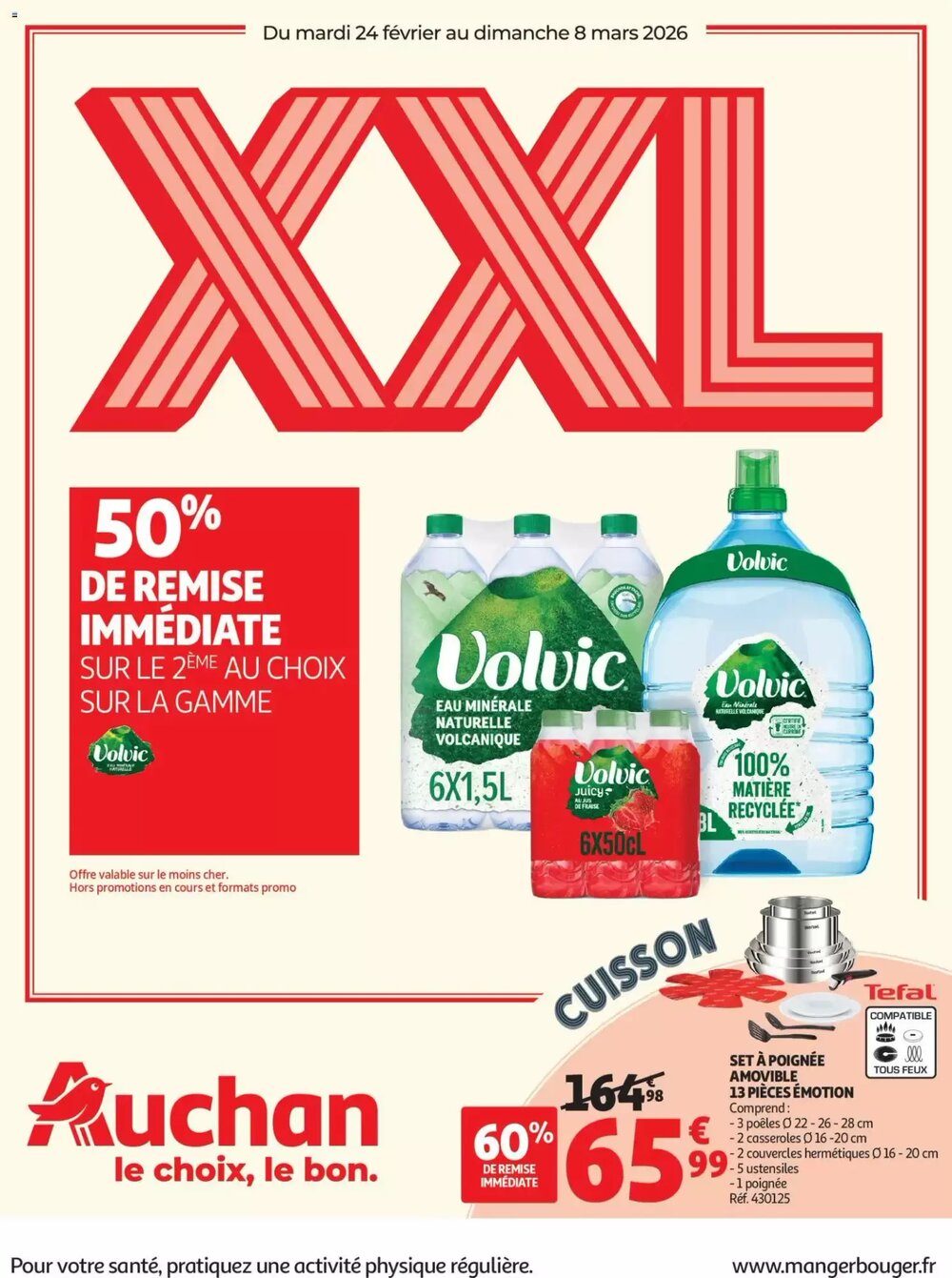 Prospectus promotionnel Auchan valable à partir du 24/02/2026 - Page 1.