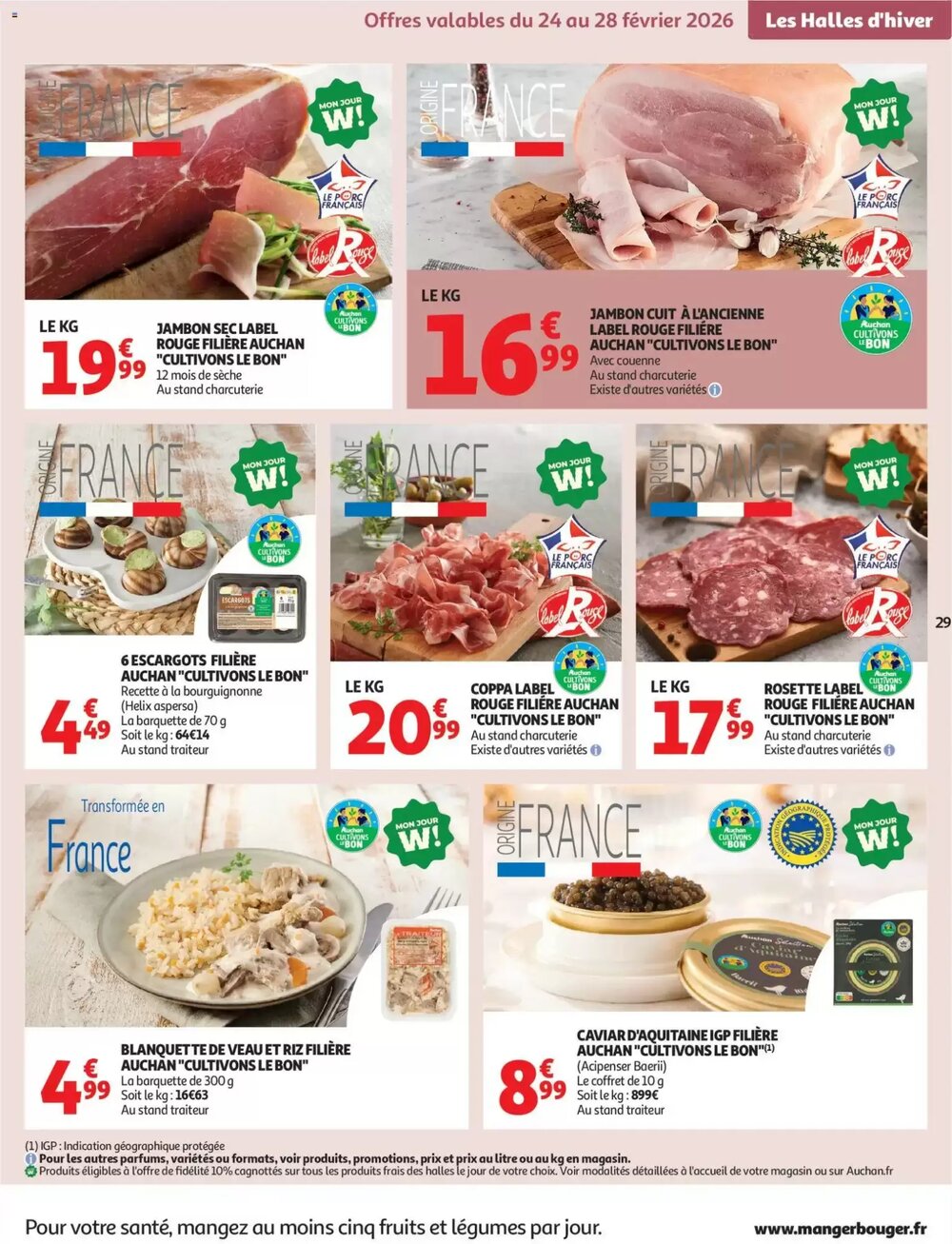 Prospectus promotionnel Auchan valable à partir du 24/02/2026 - Page 29.