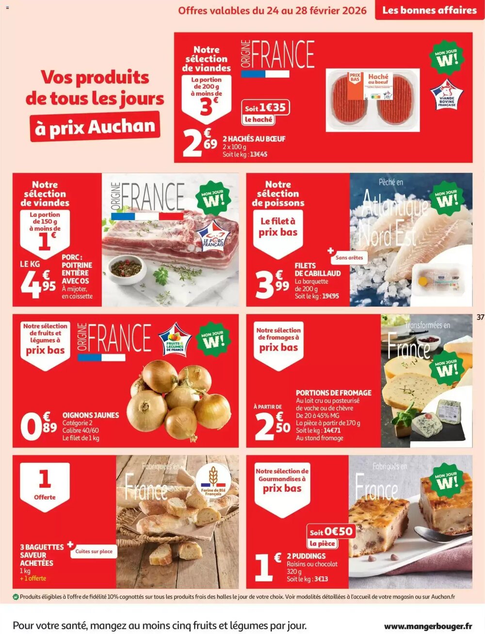 Prospectus promotionnel Auchan valable à partir du 24/02/2026 - Page 37.