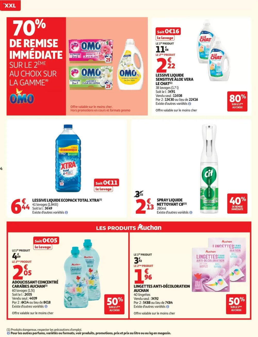 Prospectus promotionnel Auchan valable à partir du 24/02/2026 - Page 4.