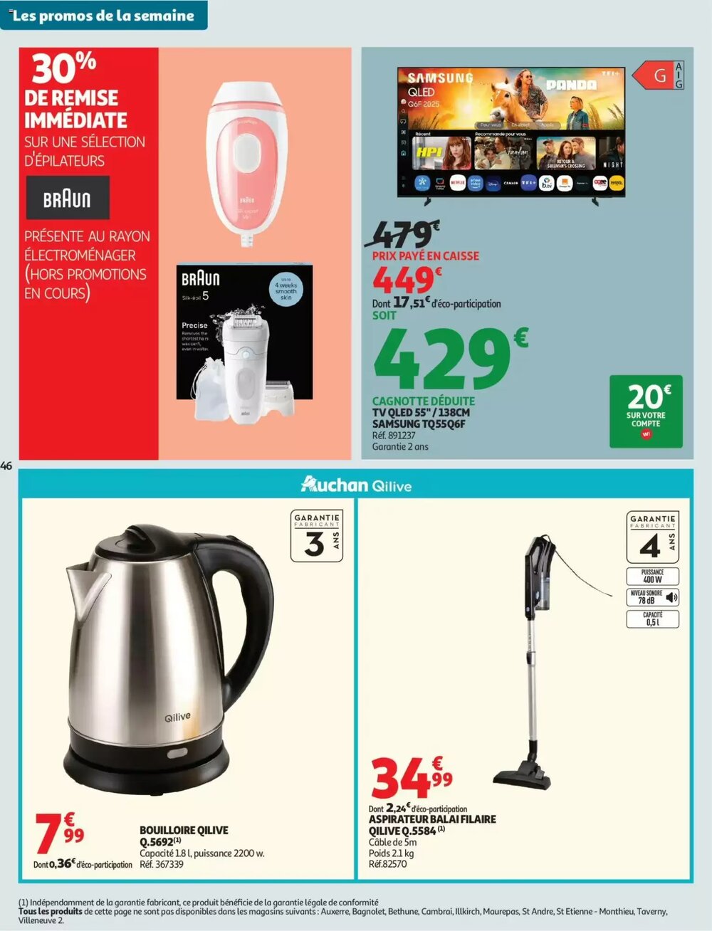 Prospectus promotionnel Auchan valable à partir du 24/02/2026 - Page 46.