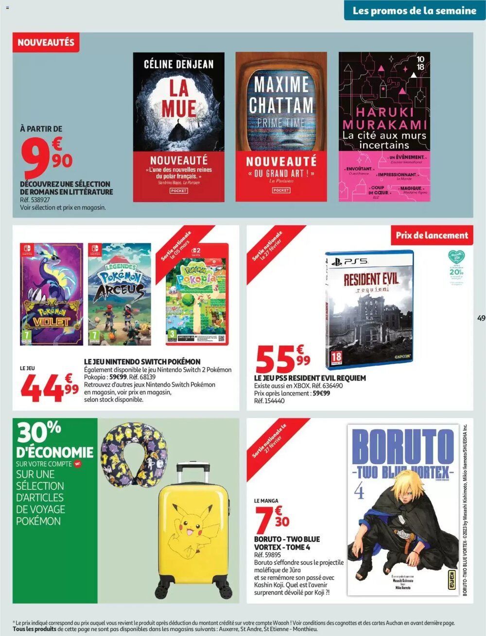 Prospectus promotionnel Auchan valable à partir du 24/02/2026 - Page 49.