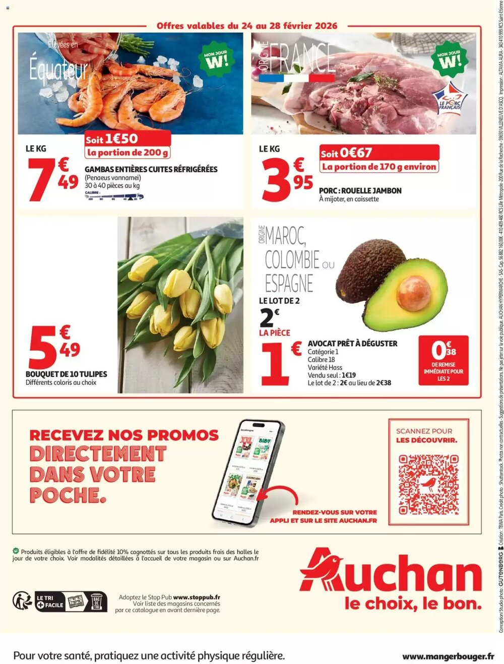 Prospectus promotionnel Auchan valable à partir du 24/02/2026 - Page 56.