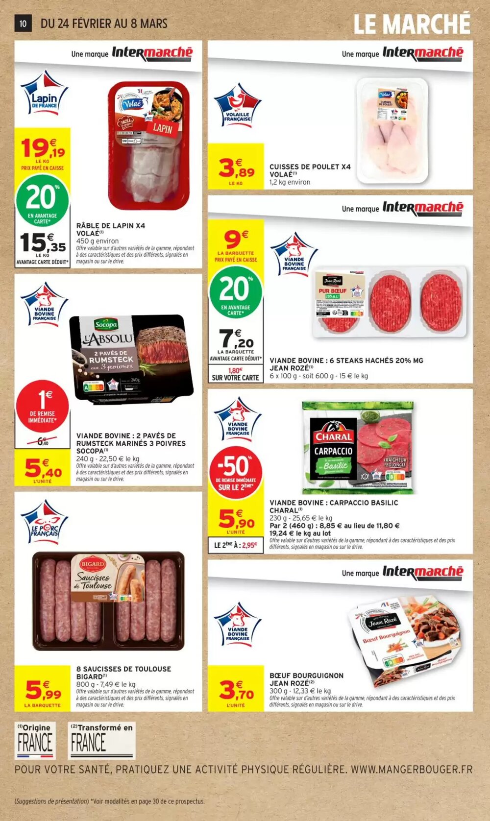 Prospectus promotionnel Intermarché valable à partir du 24/02/2026 - Page 10.