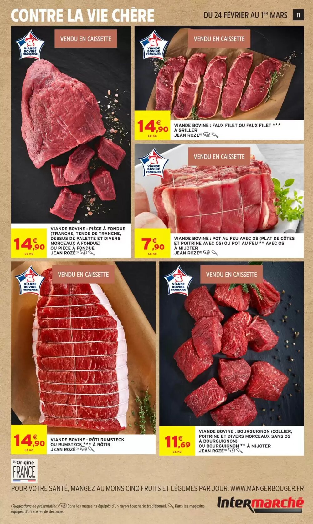 Prospectus promotionnel Intermarché valable à partir du 24/02/2026 - Page 11.