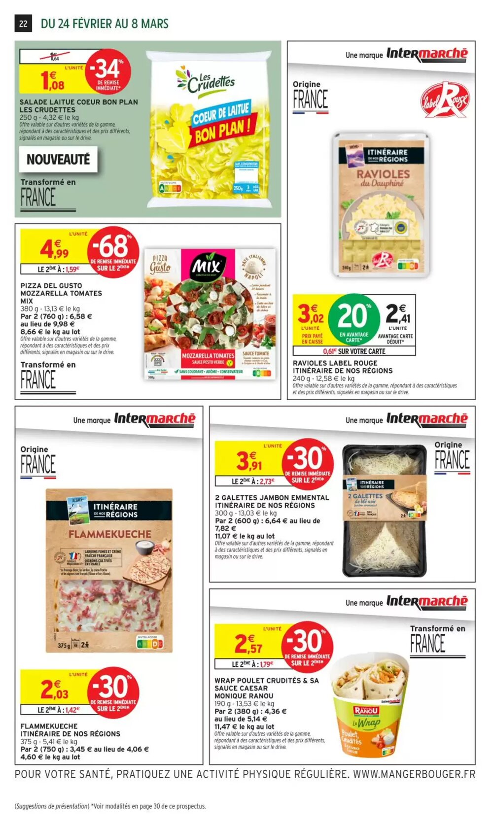 Prospectus promotionnel Intermarché valable à partir du 24/02/2026 - Page 22.