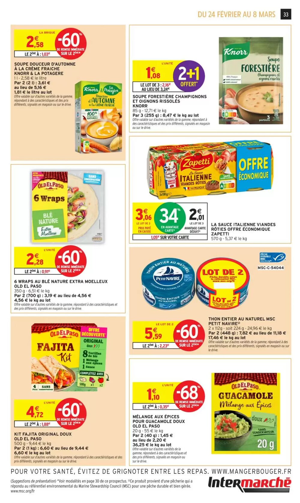 Prospectus promotionnel Intermarché valable à partir du 24/02/2026 - Page 33.