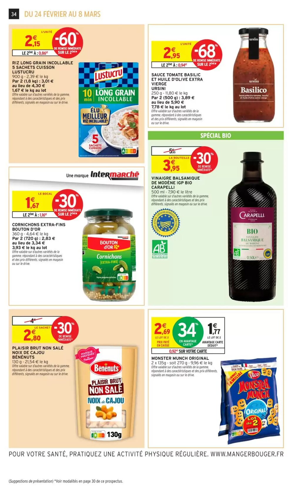 Prospectus promotionnel Intermarché valable à partir du 24/02/2026 - Page 34.