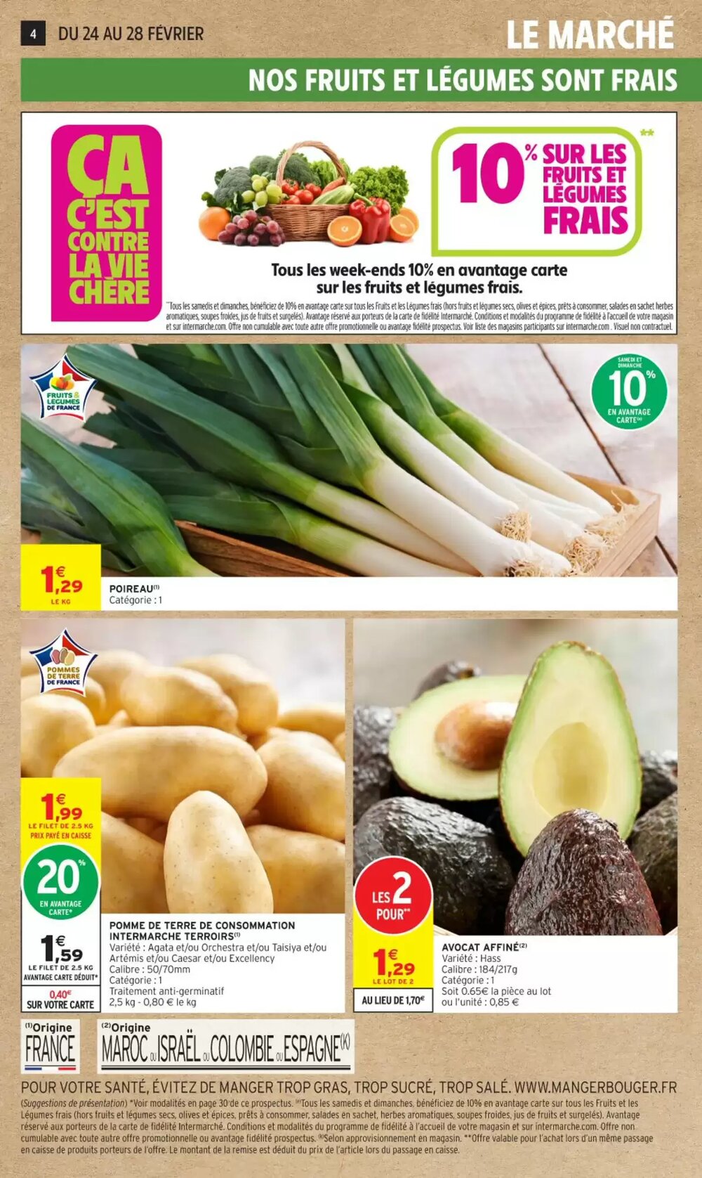 Prospectus promotionnel Intermarché valable à partir du 24/02/2026 - Page 4.