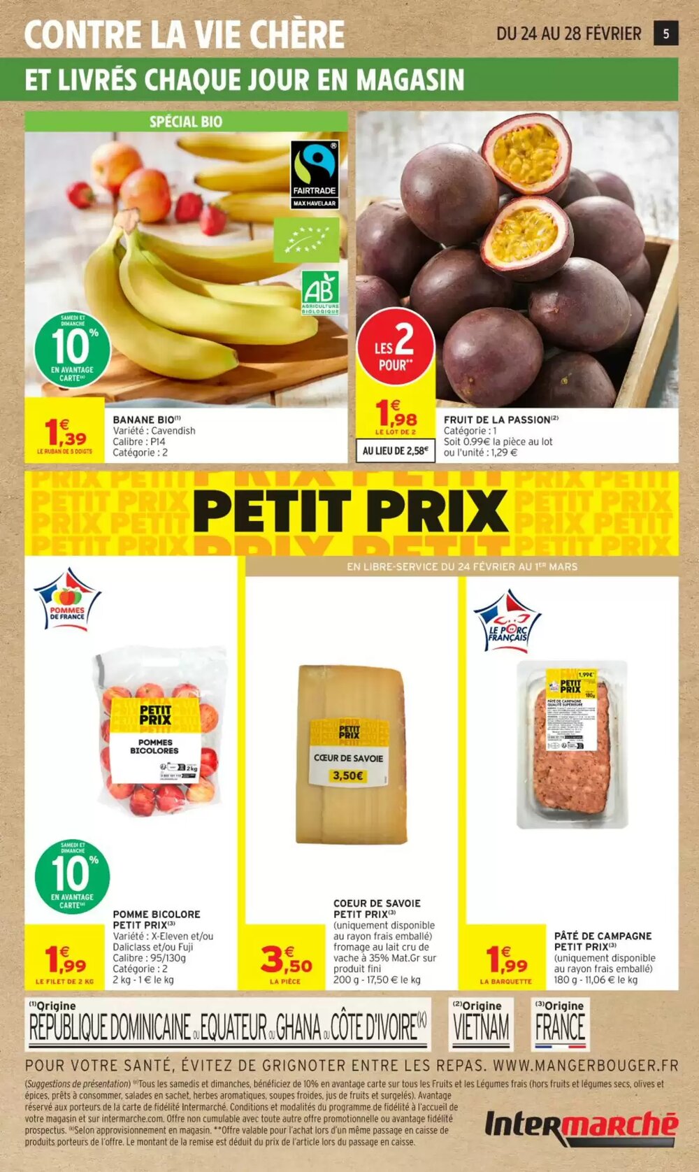Prospectus promotionnel Intermarché valable à partir du 24/02/2026 - Page 5.