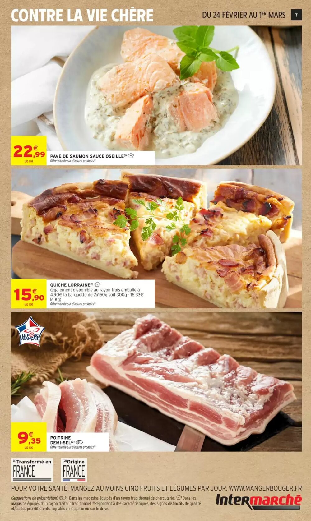 Prospectus promotionnel Intermarché valable à partir du 24/02/2026 - Page 7.