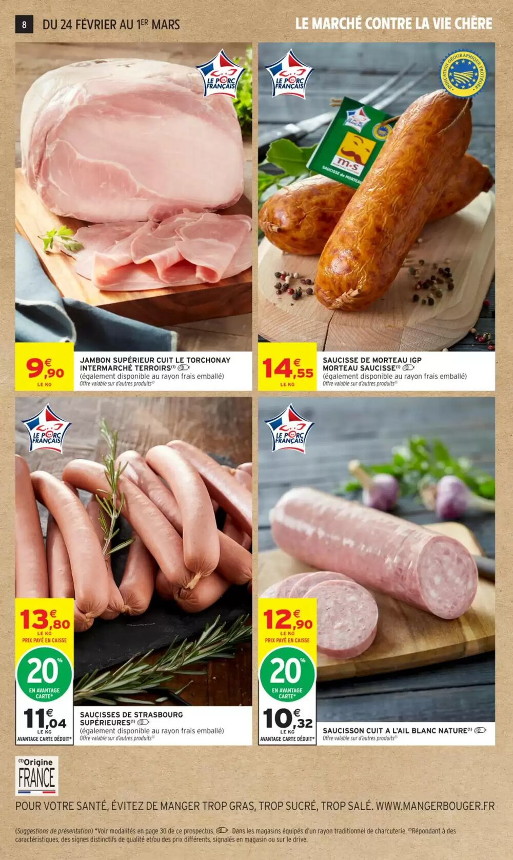 Prospectus promotionnel Intermarché valable à partir du 24/02/2026 - Page 8.