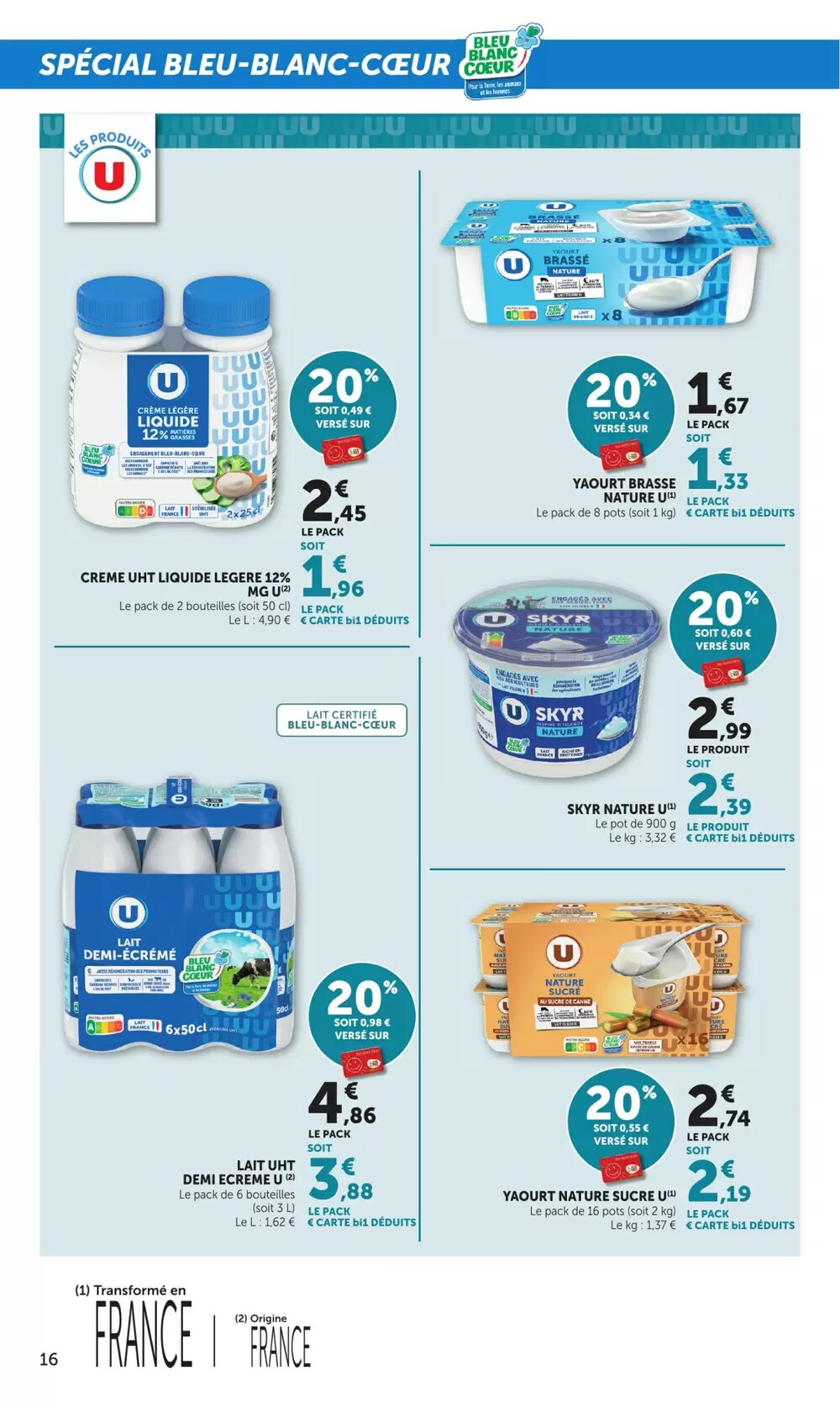 Prospectus promotionnel Bi1 valable à partir du 24/02/2026 - Page 16.