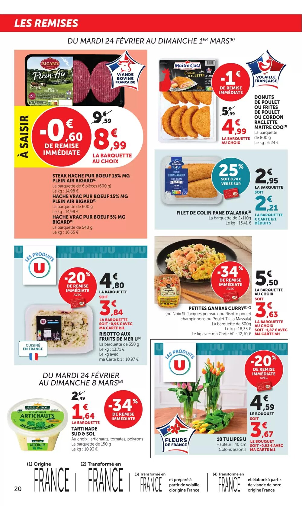 Prospectus promotionnel Bi1 valable à partir du 24/02/2026 - Page 20.