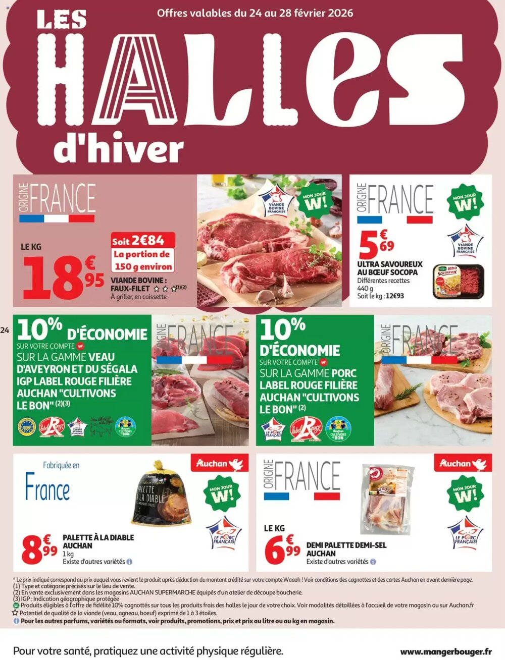 Prospectus promotionnel Auchan valable à partir du 24/02/2026 - Page 24.